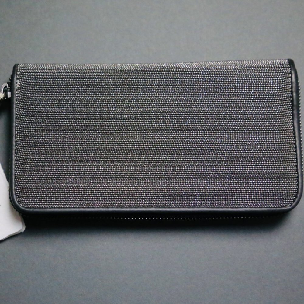 NWT $2300 Brunello Cucinelli Monili Leather Wallet